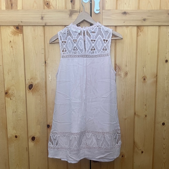 Altar’d State Boho Sleeveless Light Pink Tunic/Dress - Picture 2 of 12